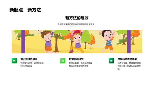 农业生态学答辩报告PPT模板