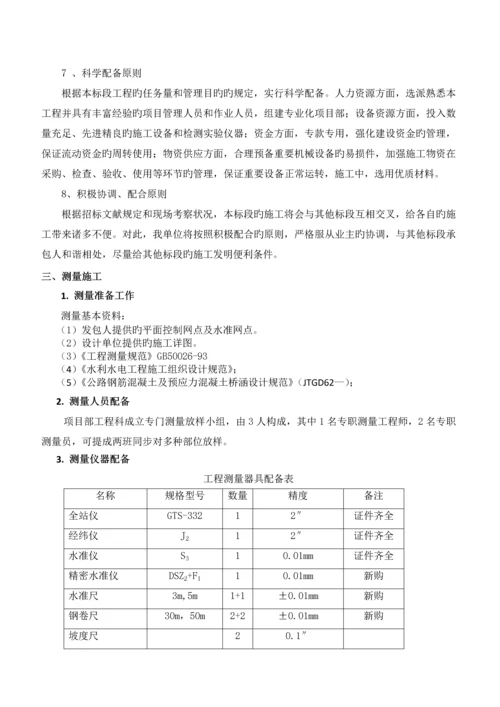 农田水利施工组织设计.docx