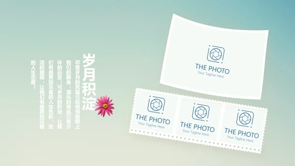 唯美蒲公英致青春毕业纪念册动态PPT模板