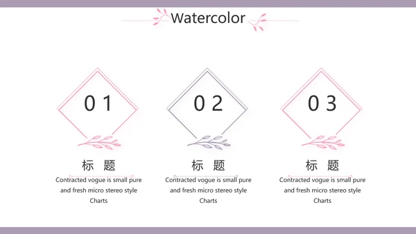 小清新年终工作总结汇报计划PPT