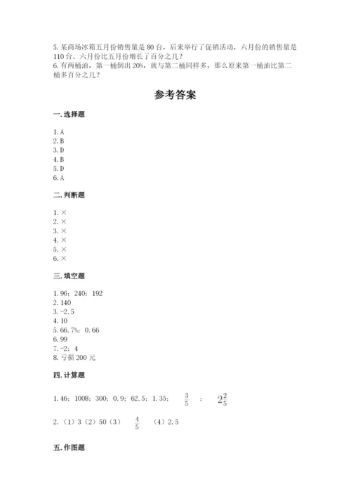 武川县六年级下册数学期末测试卷精编答案.docx