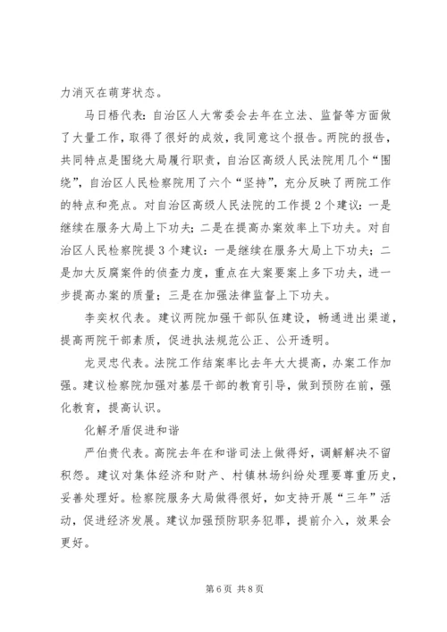 人大代表审议政府工作报告讲话.docx