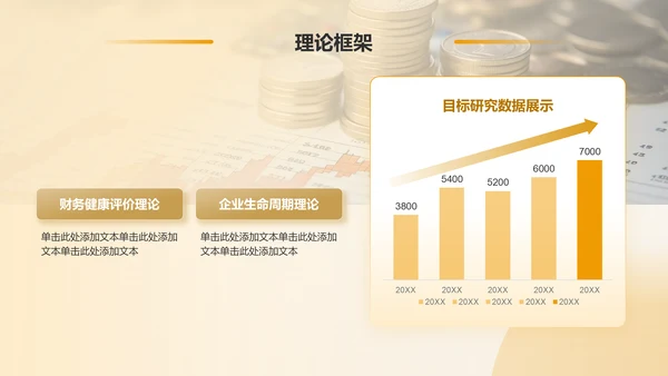 橙色3D风财经通用毕业开题报告答辩PPT模板