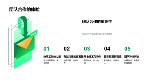 实习生大学生涯回顾PPT模板