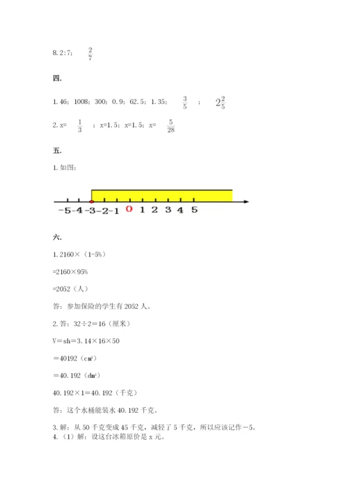 小学六年级升初中模拟试卷附答案【a卷】.docx