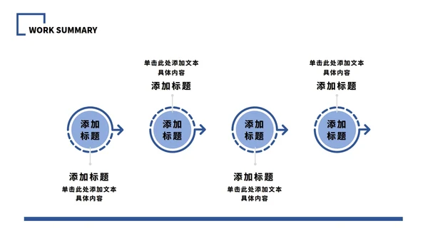 蓝色商务风扬帆起航工作总结PPT模板