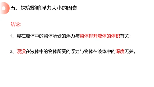 初高中物理浮力教学PPT课件
