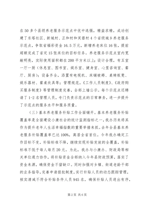 乡镇老龄办年度工作总结及工作安排.docx