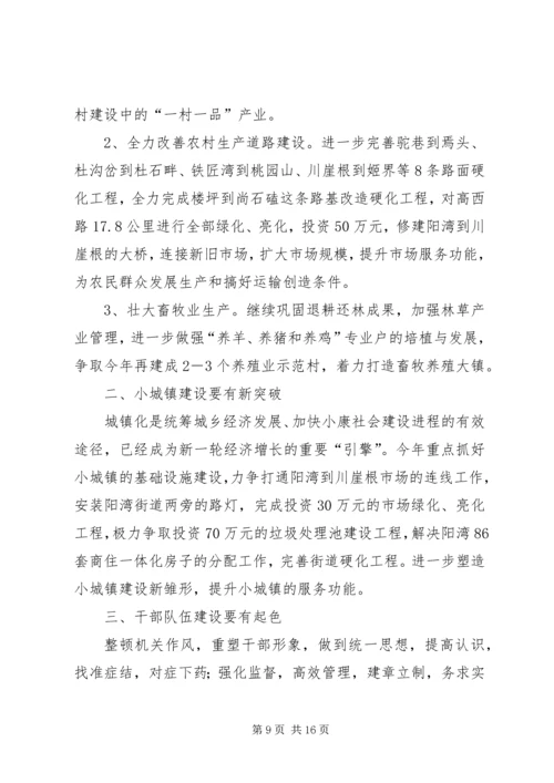 在镇经济工作会议上的工作报告.docx