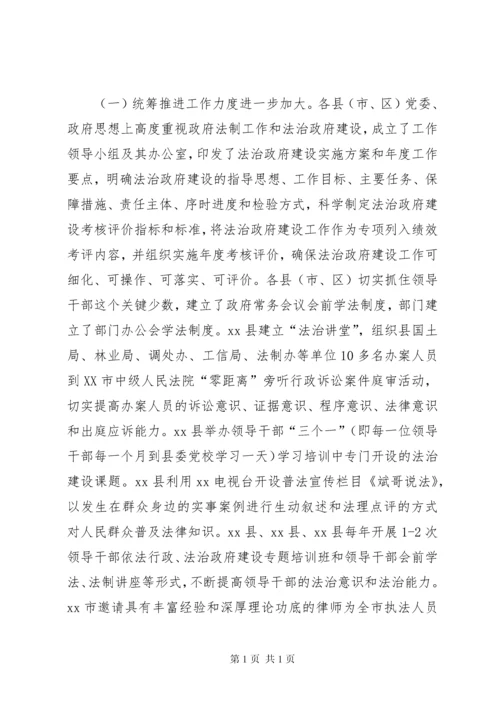 法治政府建设调研报告六篇.docx