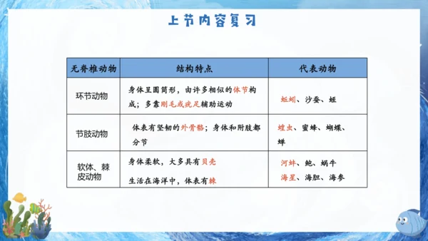 人教版生物七年级上册2.2.2《脊椎动物》课件(共22张PPT)+视频素材