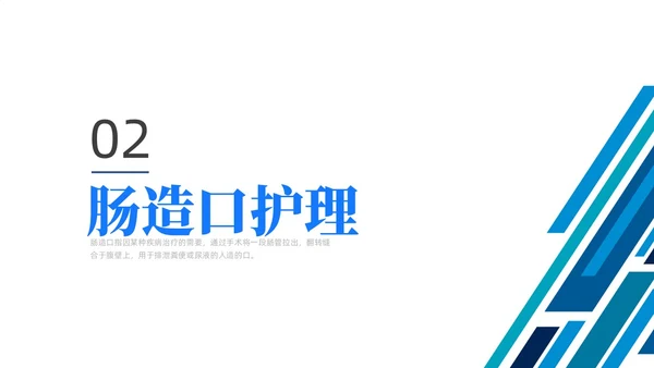 简约风线条风商务风肠造口护理医学护士培训PPT课件护理查房