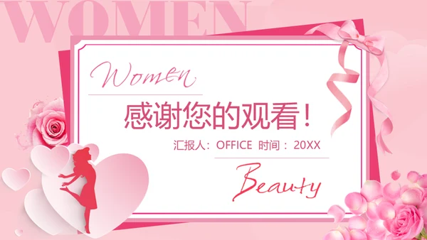 女性健康知识讲座通用PPT课件