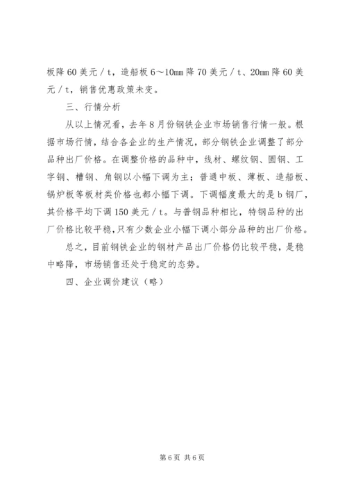 如何写价格调整分析报告.docx