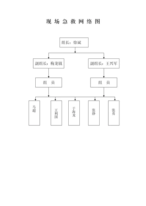 项目组织机构网络图