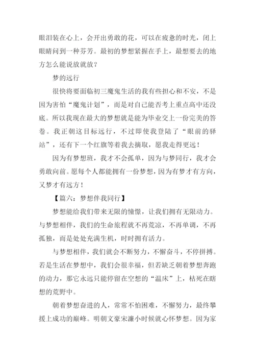 梦想伴我同行作文.docx