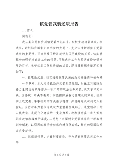 镇党管武装述职报告.docx