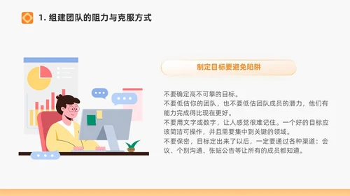 橙色打造高绩效团队绩效考核团队管理通用PPT团队建设