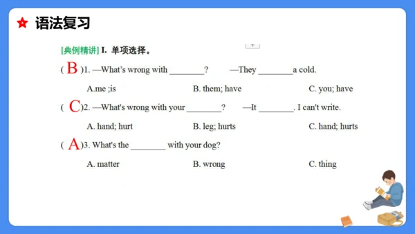 Unit 4 Seeing the doctor(复习课件)-2023-2024学年五年级英语下学期