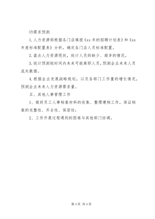 年度人力资源部工作计划范文.docx