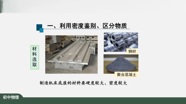 人教版 初中物理 八年级上册 第六章 质量和密度 6.4 密度与社会生活 课件（共35张PPT）