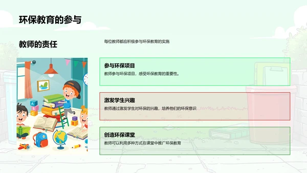 校园环保实践报告PPT模板