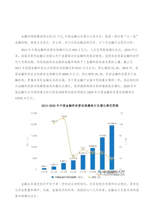金融行业现状-产业报告.docx