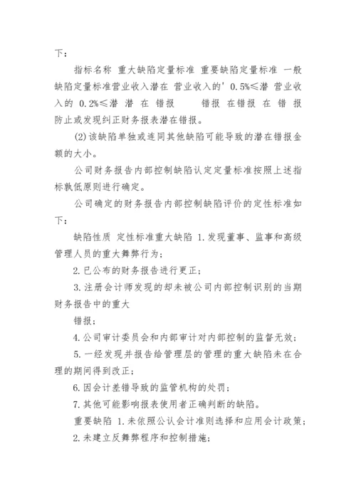 公司内部控制审计报告.docx