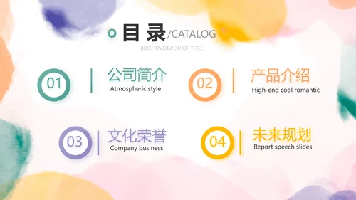 莫兰迪风格化妆品公司宣传介绍动态PPT模板