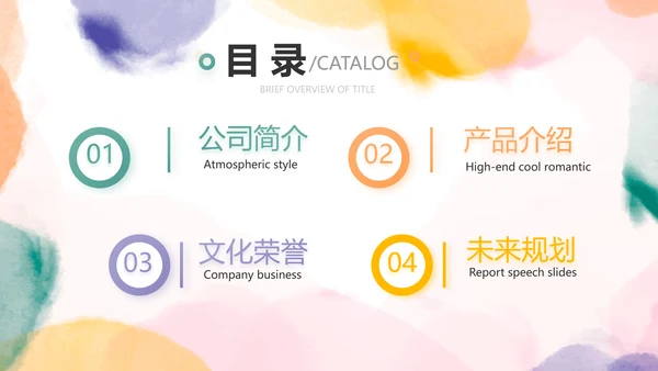莫兰迪风格化妆品公司宣传介绍动态PPT模板