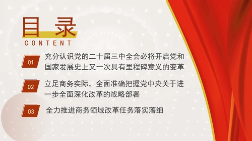 坚持以开放促改革开创商务高质量发展新局面专题党课PPT