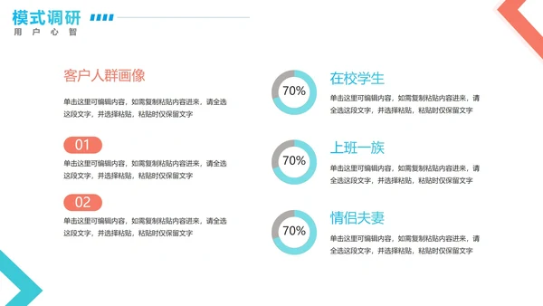 实景几何切割商务商业模式报告PPT模板