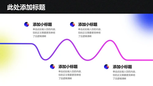 蓝紫色弥散创意风格部门工作总结PPT演示模板