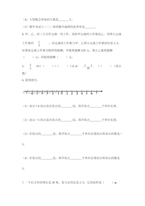 小升初数学综合模拟试卷含答案（培优）.docx