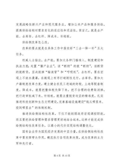 供给侧改革三个得分要点 (4).docx