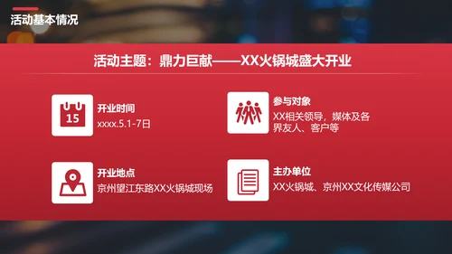 开业庆典文艺活动策划方案PPT模板