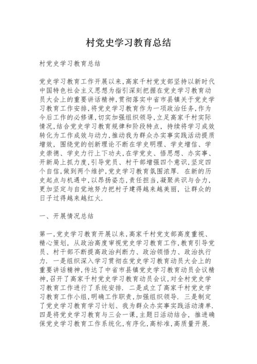 村党史学习教育总结.docx