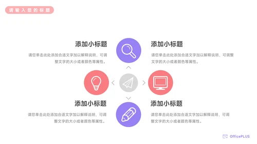 紫色个性电商创意项目策划PPT模板