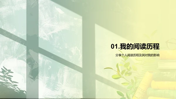 阅读习惯养成报告PPT模板