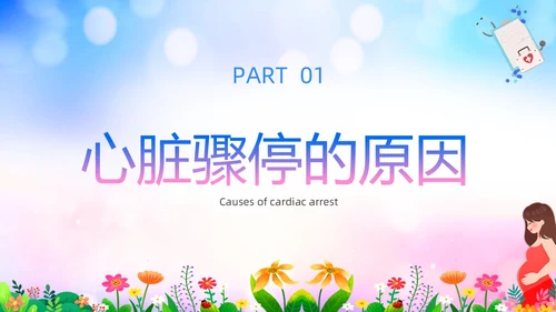 蓝色展板风医院医疗产妇心肺复苏ppt课件心脏复苏