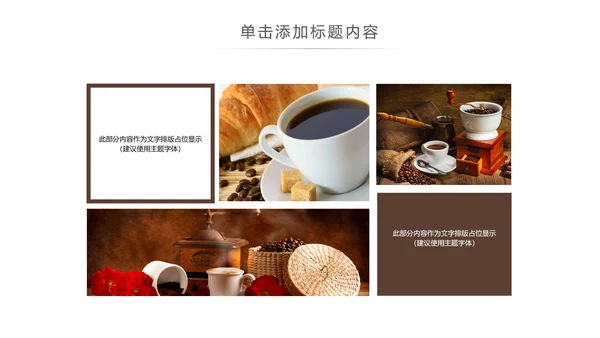 美味下午茶西餐厅休闲咖啡厅介绍咖啡介绍PPT模板