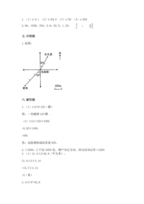 北师大版六年级下册数学期末测试卷（突破训练）.docx