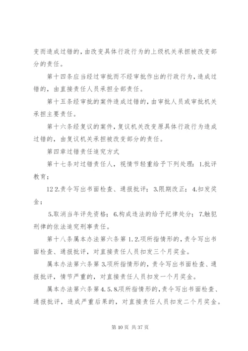 市城管局行政执法监督管理制度.docx