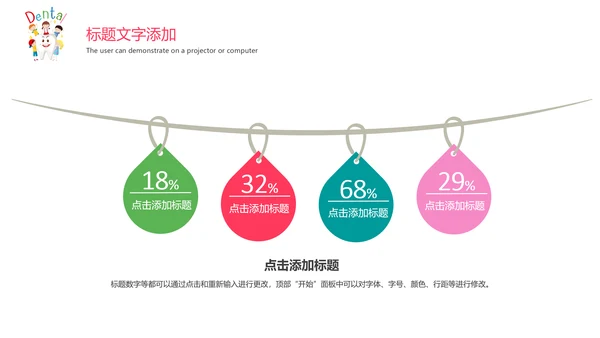 儿童牙齿牙科口腔保健预防与保护PPT模板