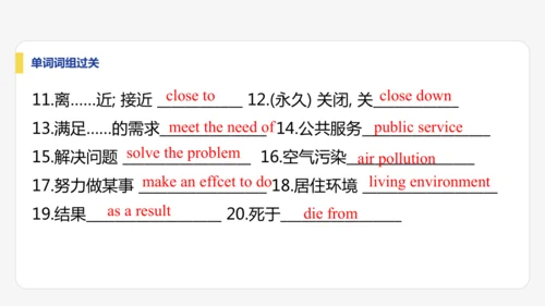 Module 9 Population期末模块复习课件-外研版八年级上册