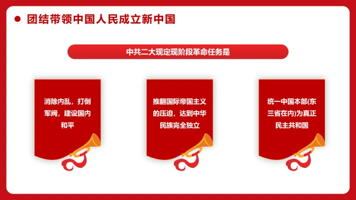 百年初心历久弥坚_党政风PPT模板