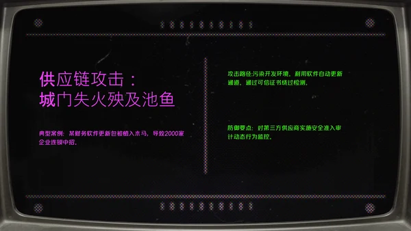 绿紫色简约像素风网络安全教育PPT模版
