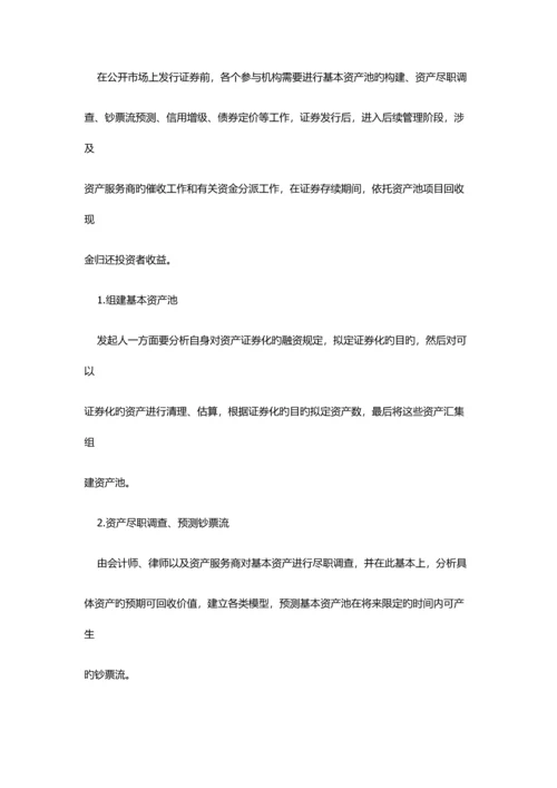 不良资产证券化及其运作标准流程.docx