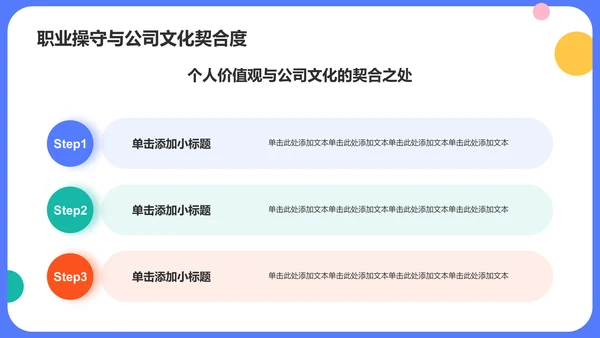 蓝色插画风实习期转正述职报告PPT模板