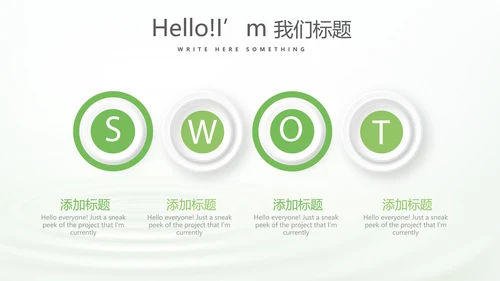 绿色清新化妆品介绍动态PPT